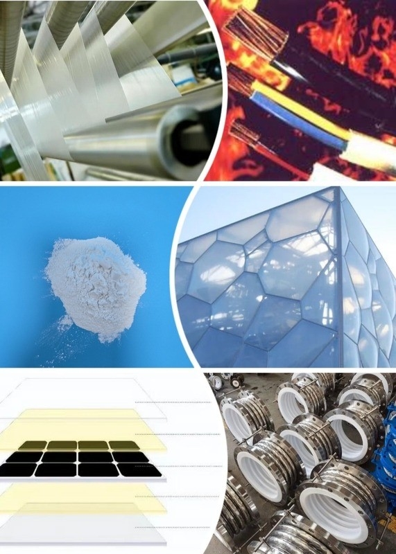 UV-beständige durchsichtige ETFE-Pellets Granulat für Schaldraht / Dünnschicht Rohstoffe