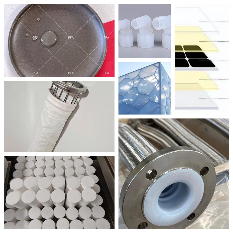 Spezialisierte Fluorplastische Rohstoffe Kleine Pellets schwarze Farbe Industrieform