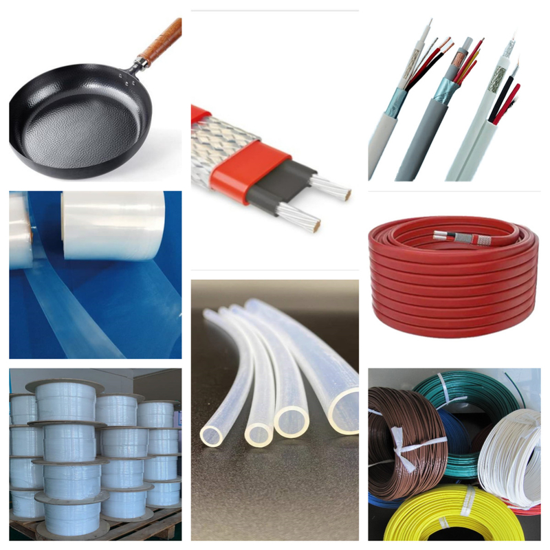 Spezialisierte Fluorplastische Rohstoffe Kleine Pellets schwarze Farbe Industrieform